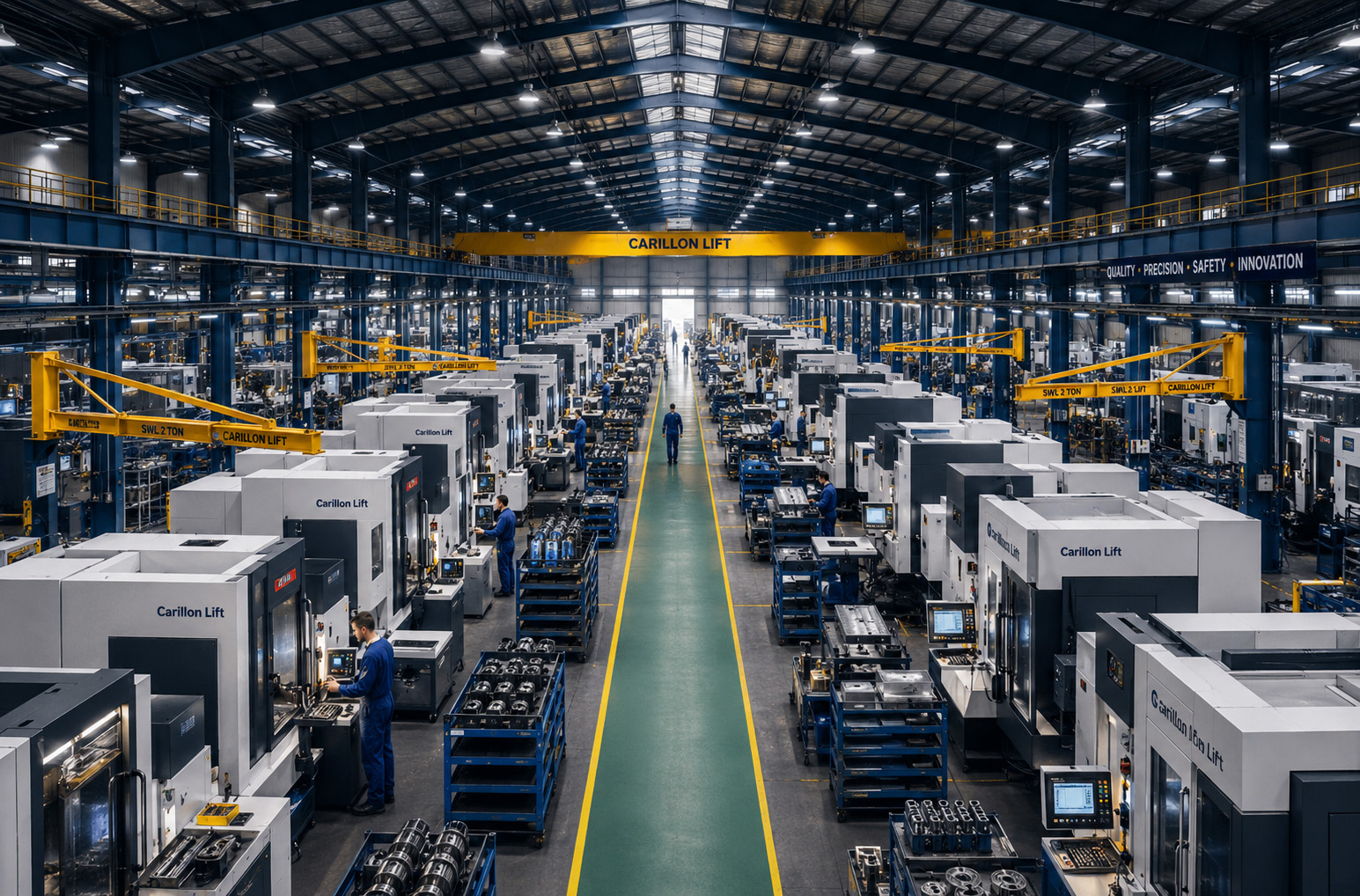 Carillon Lift manufacturing and elevator components facility